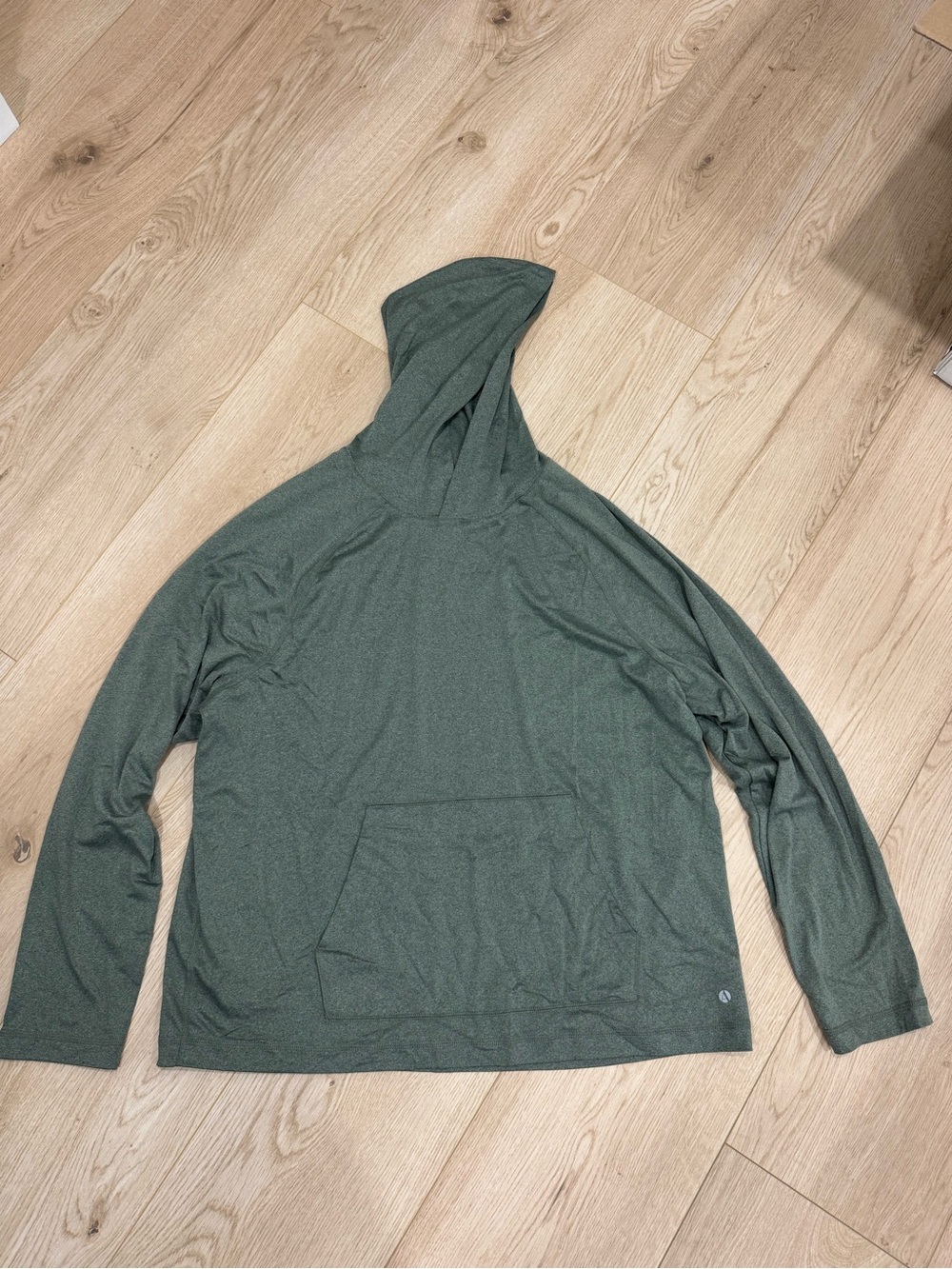 Hooded Lightweight Pullover - Olive Green